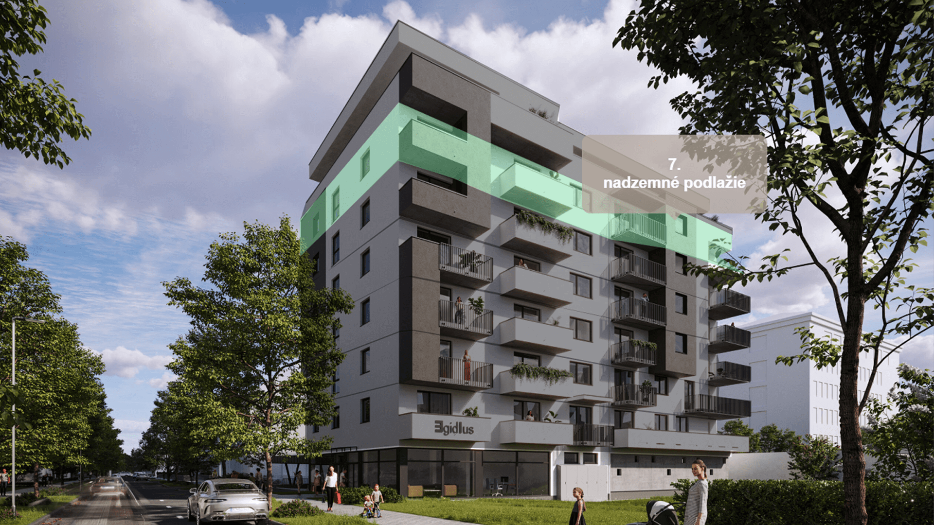 Egidius Residence - 7. nadzemné podlažie